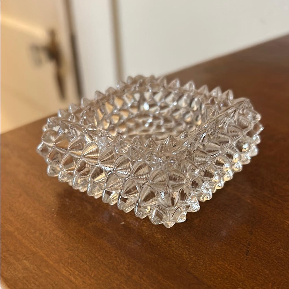 Vintage Glass Trinket Dish